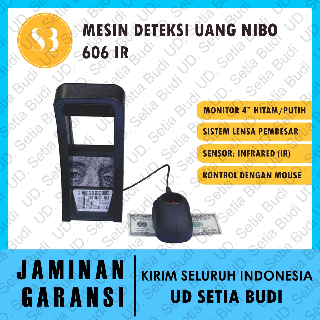 Mesin Deteksi Uang ZSA 606 IR Money Detector 606IR