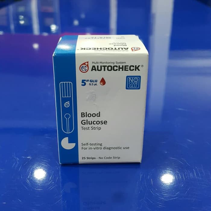 Autocheck strip glucose