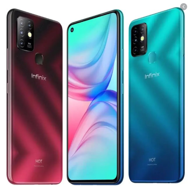 Infinix Hot 10 6/128GB Garansi Resmi 1 Tahun | Hp Ram 6GB ROM 128GB Baru Bagus