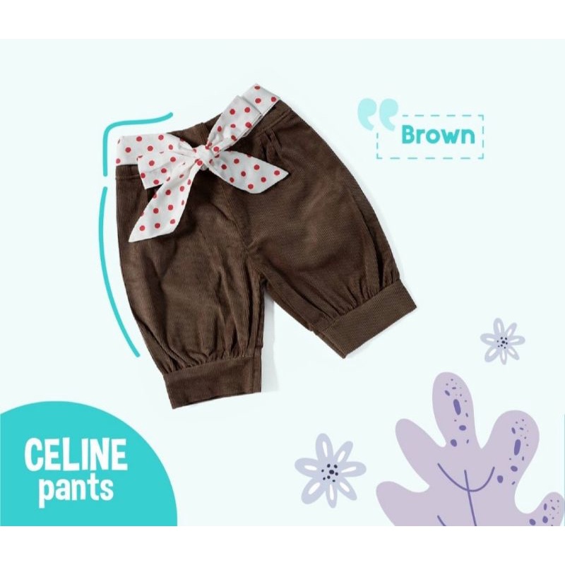 Celine Pants // Pants anak berpita // celana corduray