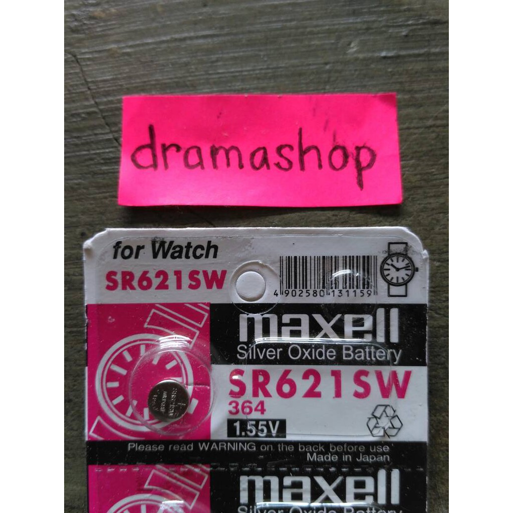 Baterai Batre Jam 364 SR621SW SR 621 SW Maxell Original