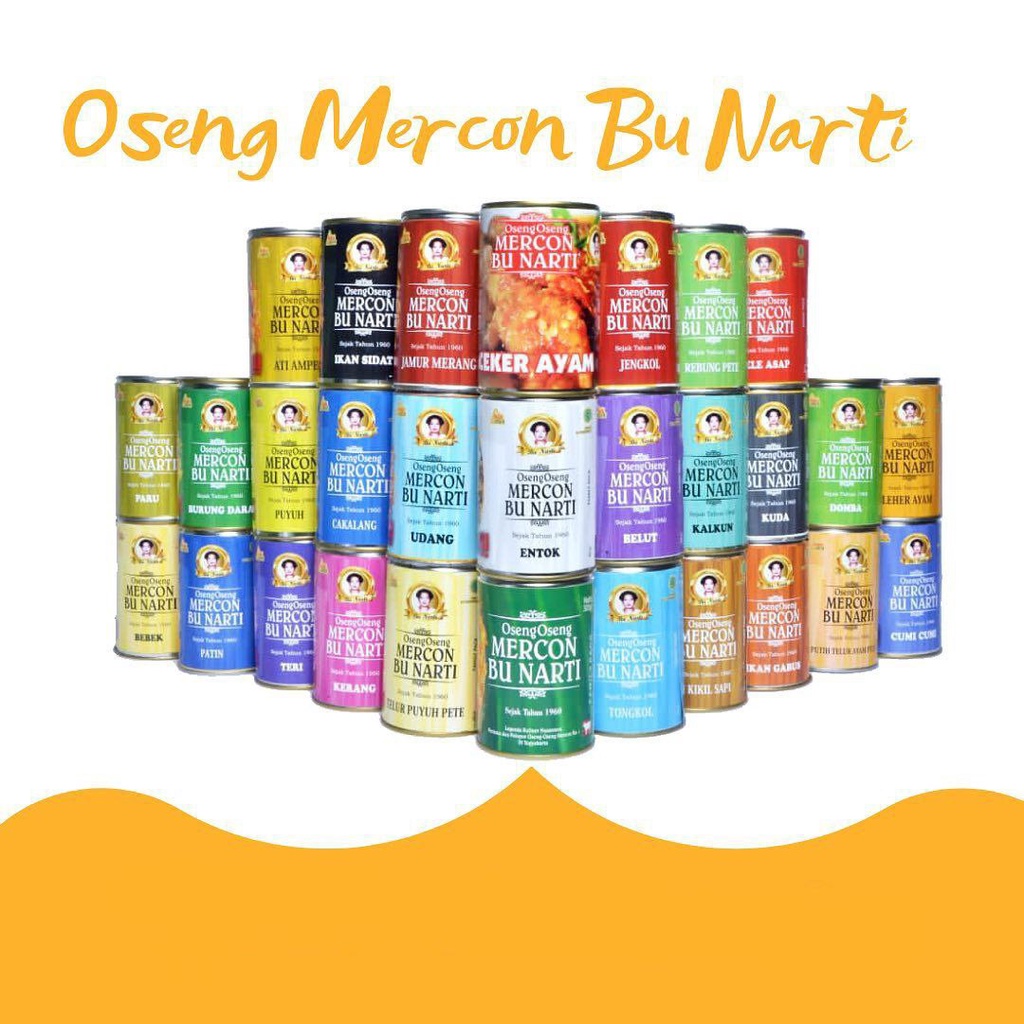 

OSENG MERCON BU NARTI KALENG PELOPOR NO. 1 SAMBAL PEDAS ASLI JOGJA SEJAK 1960 TERMURAH / OLEH-OLEH KHAS JOGJA