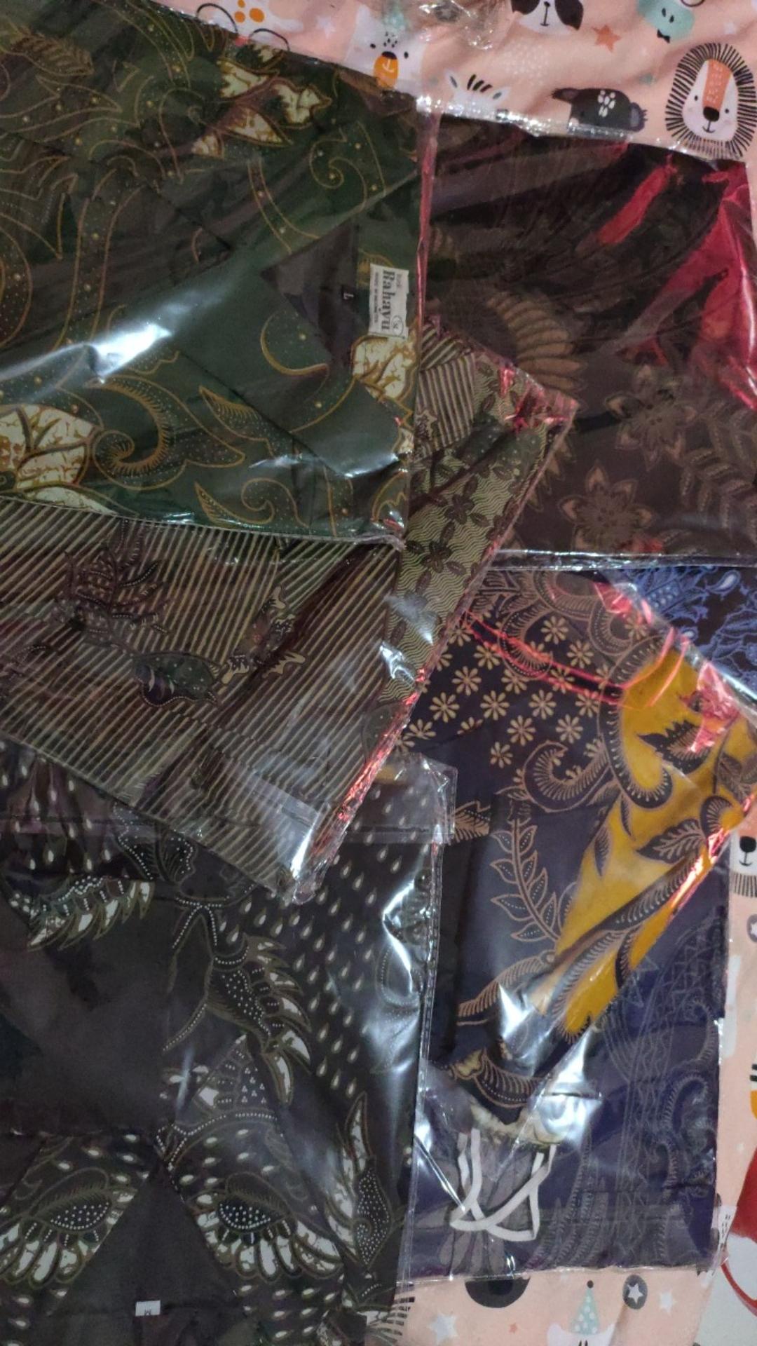Premium Batik Pria Prabu Hitam Laseman Lapis Furing Asli Solo