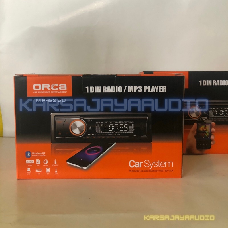 Head unit Single din ORCA Bluetooth Usb Radio Best seller