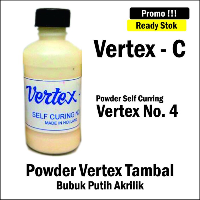 Vertex-C Self Curing Putih - Bubuk Powder Vertex SC Otomatis No. 4
