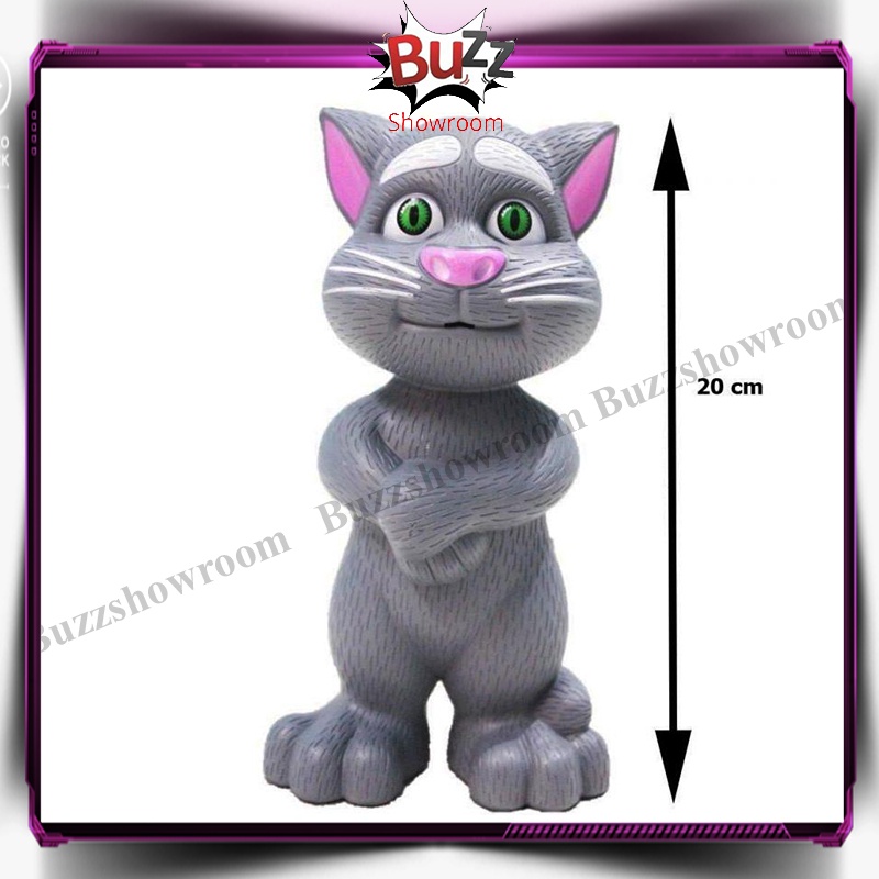 Mainan Tomcat Intelligent Talking TOM Boneka Kucing Bisa Bernyanyi dan berbicaraa