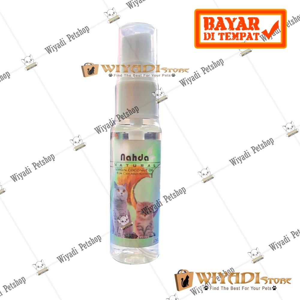 Virgin Coconut Oil VCO 30ml Minyak Kelapa Untuk Scabies Jamur Diare Cacingan Kucing kitten Paling Aman