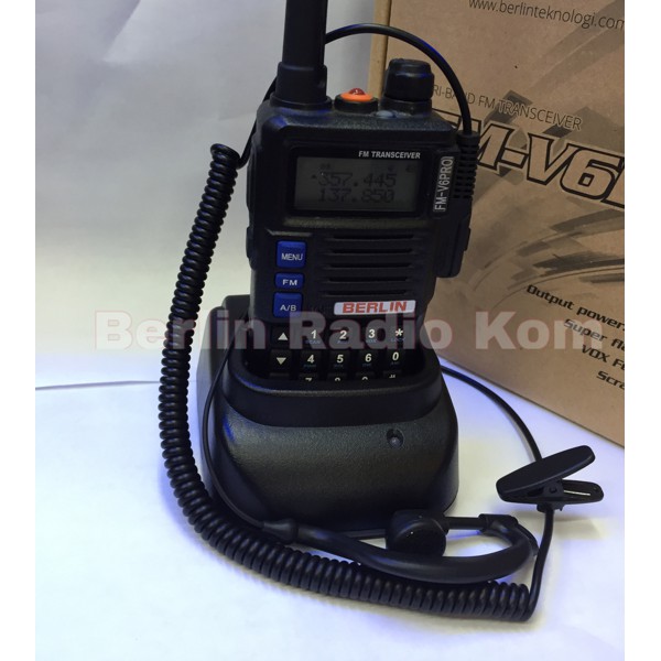 Promo Murah Radio Ht Walkie Talkie Berlin Fm V6 Pro 3 Band Headset