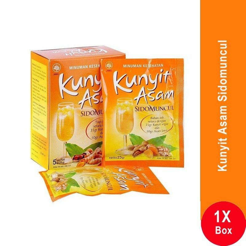 

Kunyit Asam 1 Box isi 5 Sachet - Sido Muncul