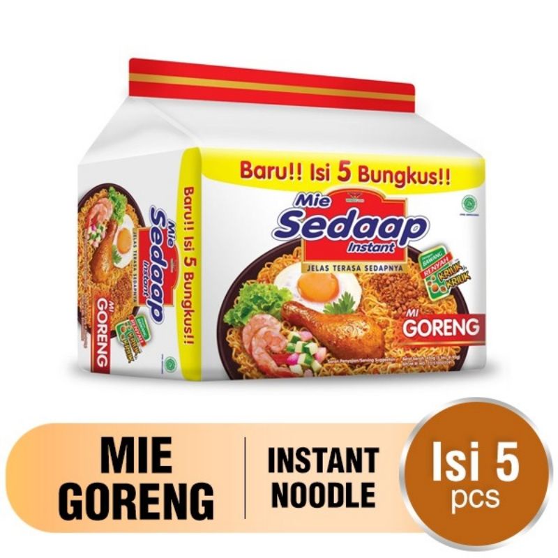 

Sedaap Mie Instan Goreng Isi 5 x 90 g