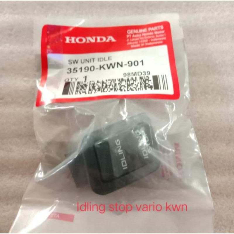 Tombol idling stop vario 125 tec