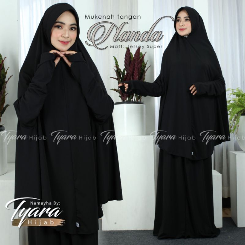Mukena Mukenah Tangan Nanda Jersey Ori Tyara Hijab