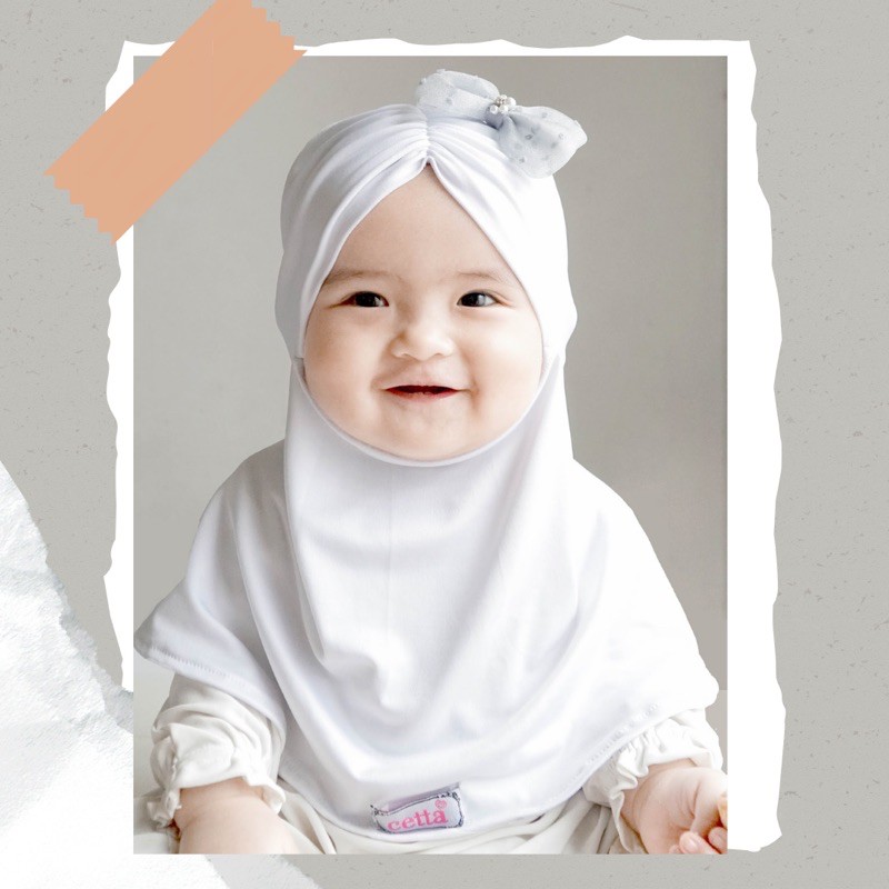 CETTA OFFICIAL (hijab candy) jilbab kerudung bergo anak dan bayi jersey khimar pita murah bukan lubn