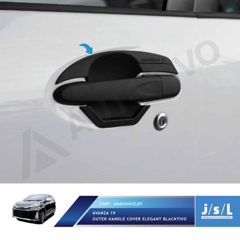 Mangkok Pintu Avanza 2019 Outer Handle Cover Elegant Blacktivo