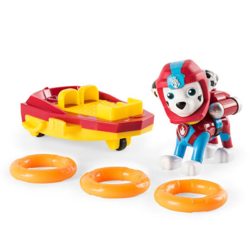 original ori paw patrol launching surfboard spin master sea patrol nickelodeon mainan anak hadiah