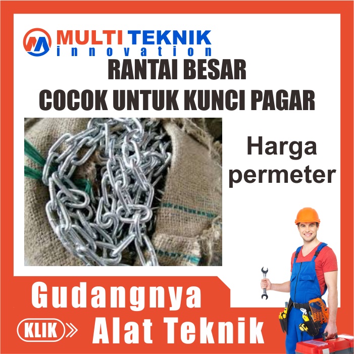 Rantai Meteran Kecil Anjing Kucing Mobil Motor Pagar Gerbang Pintu 1/8 Inch MT305