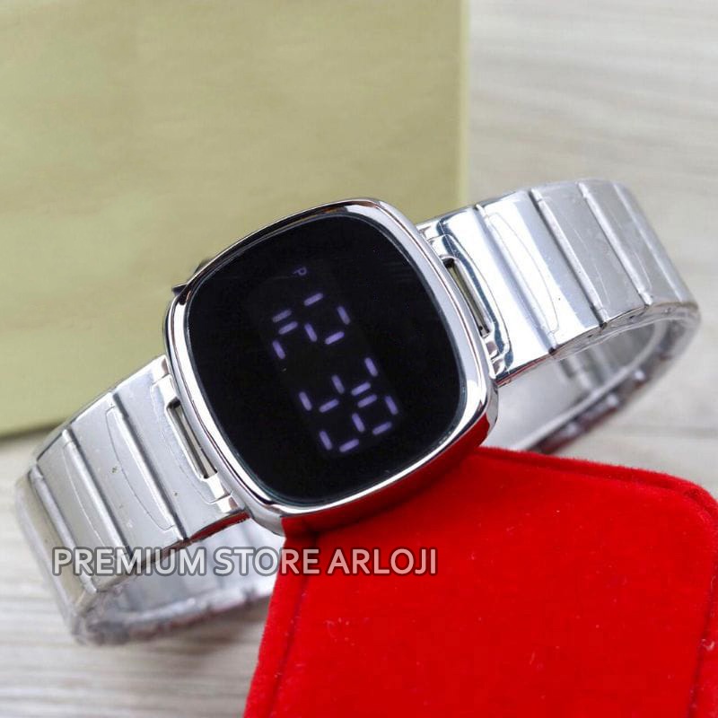 Grosiran Jam Tangan Wanita Psa H5-460 Digital Led Touch Tali Rantai Tanggal Hari Aktif Original Garansi 6 Bulan Free Baterai Cadangan (COD)