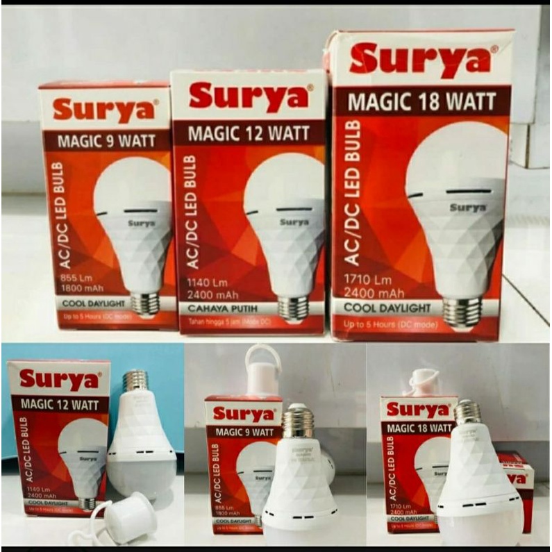 Lampu emergency Magic Surya