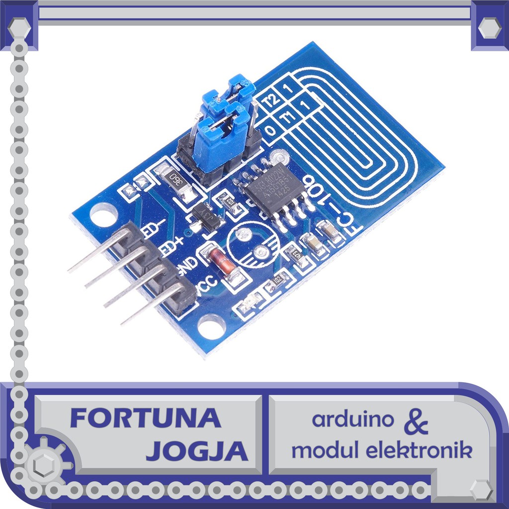 Capacitive Touch Dimmer PWM LED Control Saklar Dimmer Sentuh