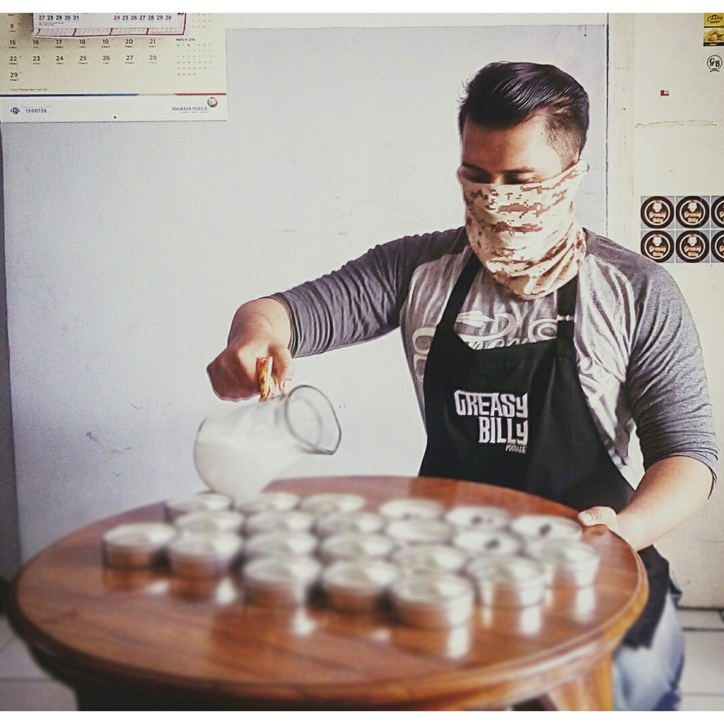 Apron/celemek hitam polos