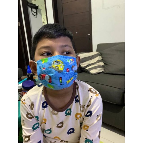 Masker Anak Duckbill 3 lapis, isi 10 pcs  Earloop Child Kids Face Mask Motif Kartun Masker BOS Masker Anak Duckbill 3Ply 10Pcs Earloop Child Kids Face Mask Motif Kartun Masker Duckbill Anak