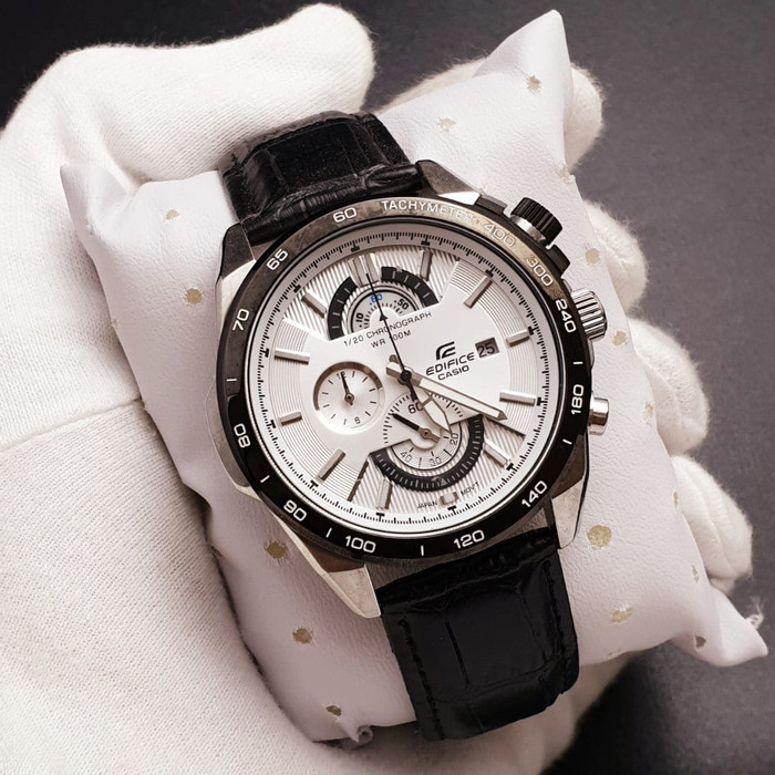 Jam Tangan Pria Casio Edifice EFR-520L-7AV Black Ori BM