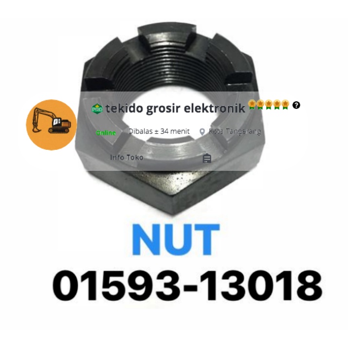 NUT 01593-13018 GD505 GD510 GD511 GD605 GD611 KOMATSU