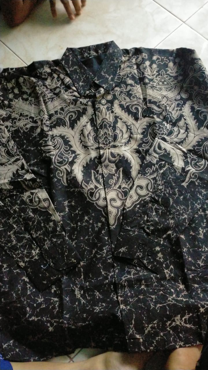 Wedari Kemeja Batik Pria Full Furing Bahan Katun Primisima