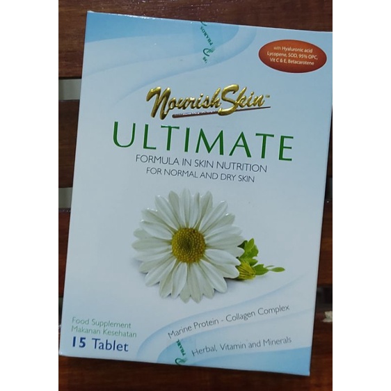 Nourish Skin Ultimate 15 Tablet / 30 Tablet / Vitamin Kulit / Mengantikan Sel Kulit Mati