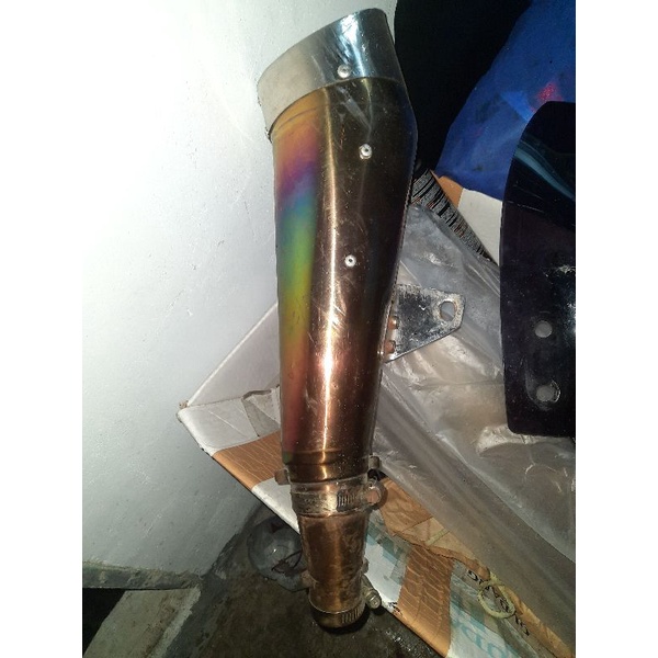 knalpot leovince bekas ninja 250fi atau z250fi old