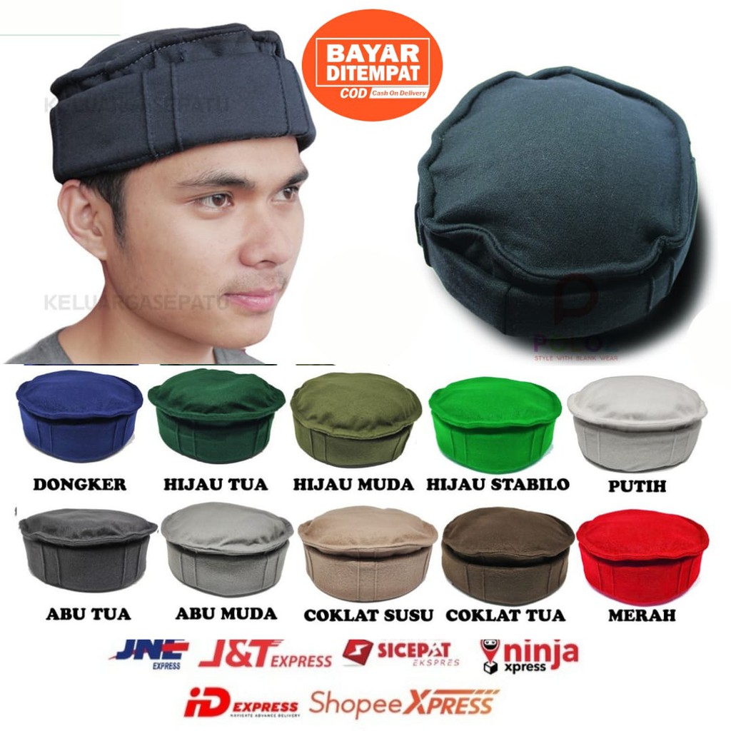 TERMURAH PECI PAKOL POLOS TOPI TALIBAN PECI AFGANISTAN KOPEAH  DEWASA MURAH
