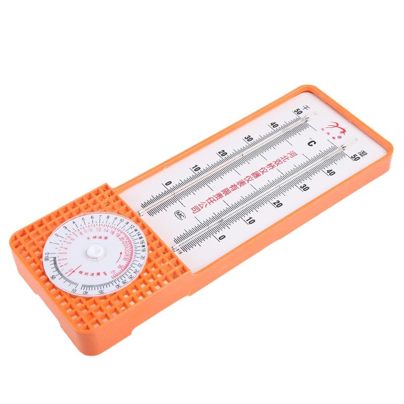 Mary Termometer / Hygrometer Basah / Kering Bentuk Bohlam Untuk Rumah Kaca