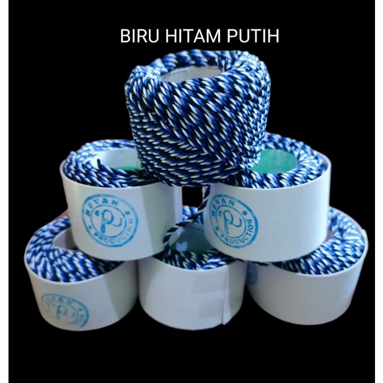 Tali Biru Hitam Putih