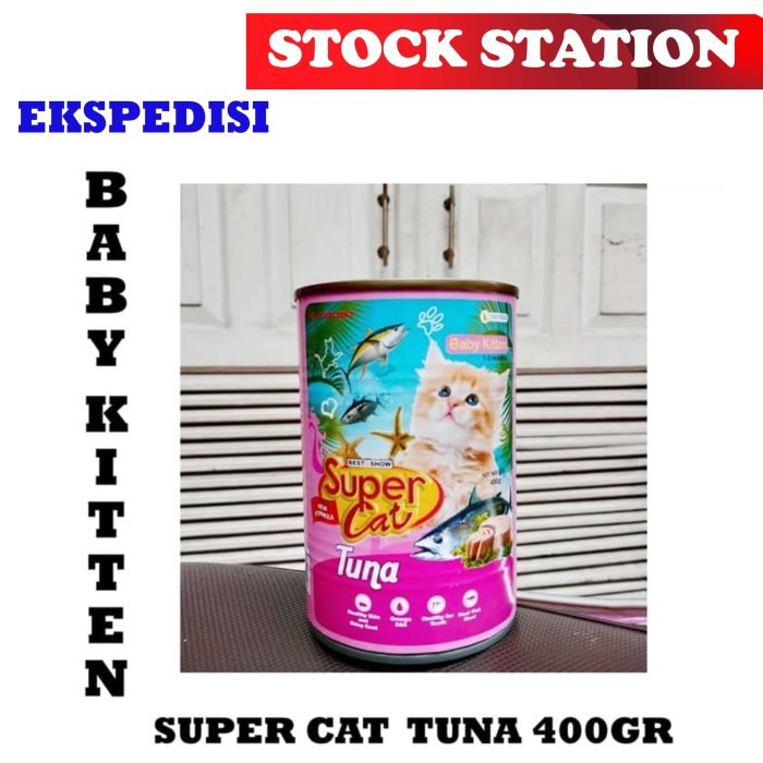 SUPER CAT Baby Kitten Tuna Flavor 400gr