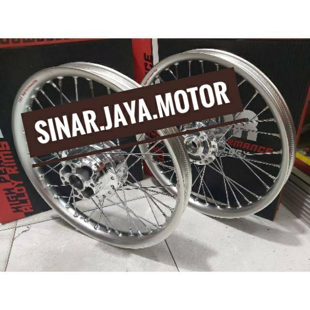 Velg velk pelek pelak TDR U SONIC 150 ring 17 sepaket paketan  TDR U oval