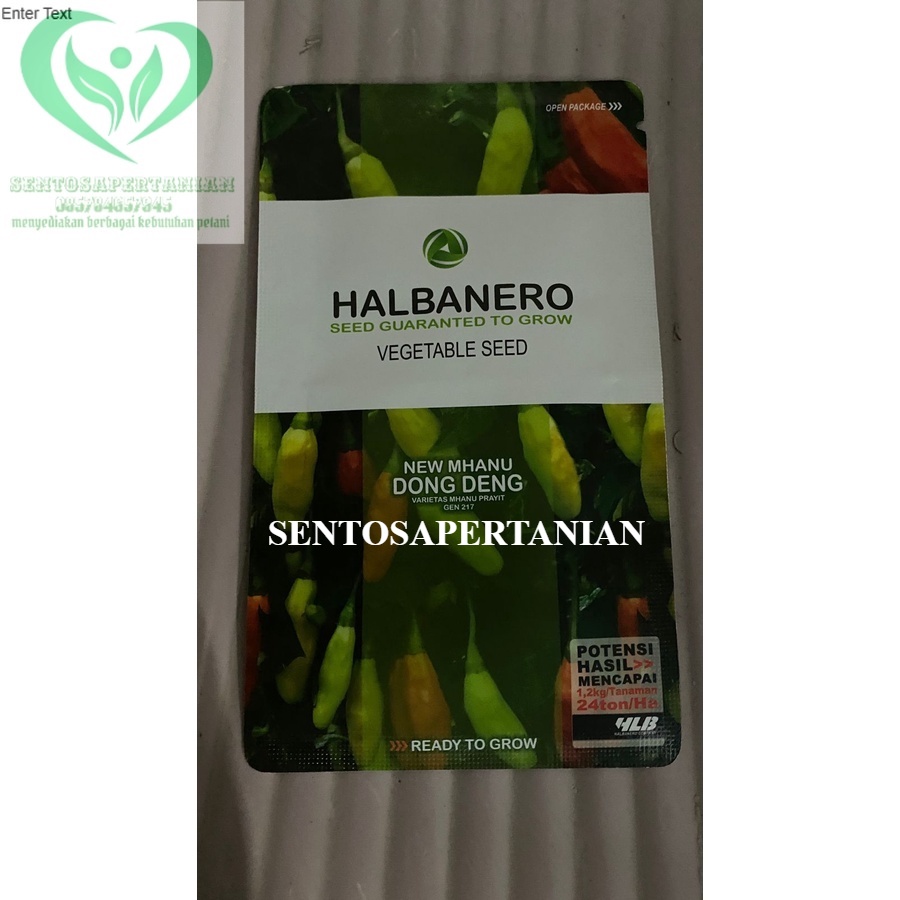Benih cabai rawit tipe menggantung NEW MHANU DONG DENG isi 10gr dari HALBANERO