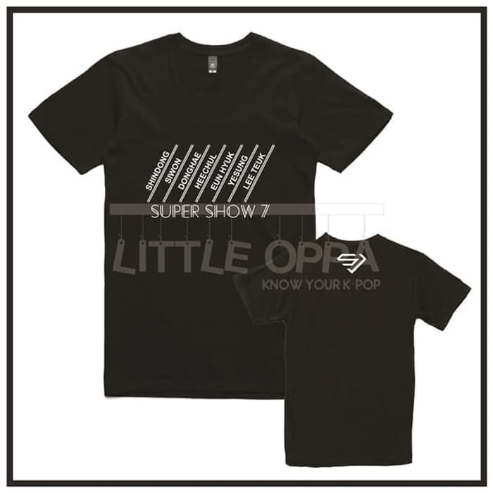LOP830 KAOS TSHIRT KPOP SUPER JUNIOR SUPER SHOW 7 PREMIUM COTTON