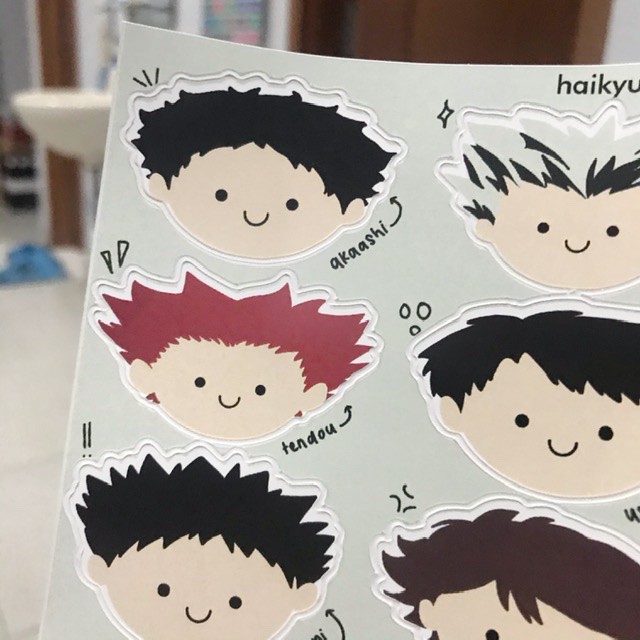 DEFECT/MISCUT/REJECT ANIME STICKER — stickaboo