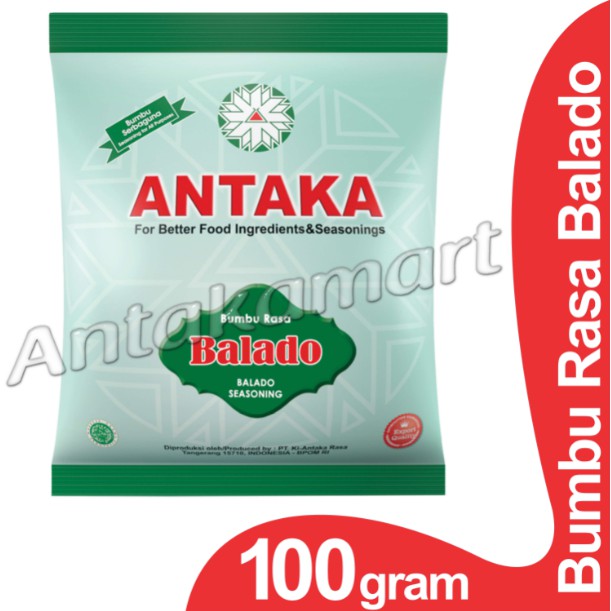 

BUMBU TABUR / BUMBU SERBAGUNA ANTAKA 100g : Rasa BALADO