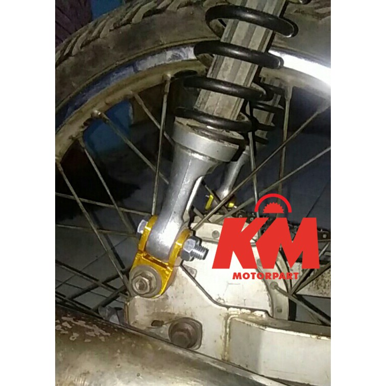 Peninggi Shock Belakang Universal Motor Bebek Jupiter Mx Blade Supra Astrea Grand Legenda Vega Revo