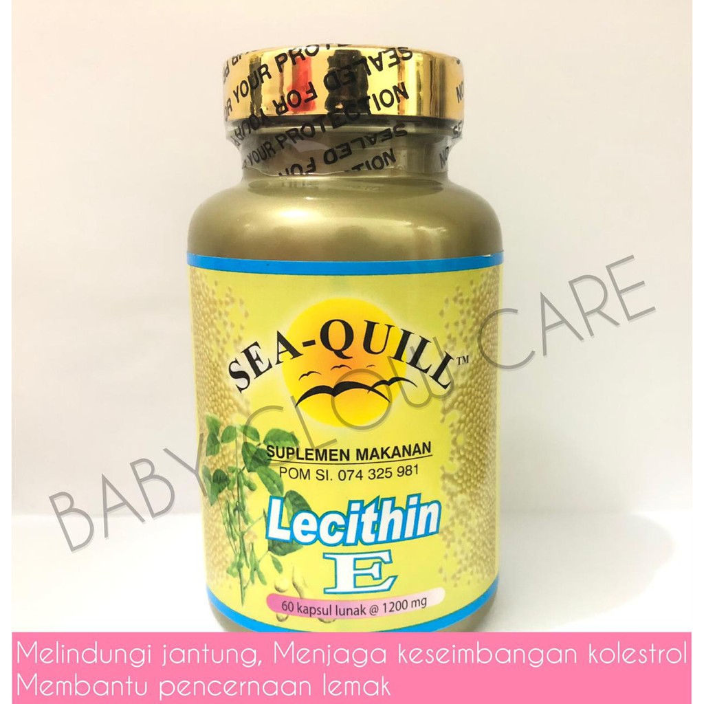 SEA-QUILL LECITHIN E ISI 60 KAPSUL LUNAK