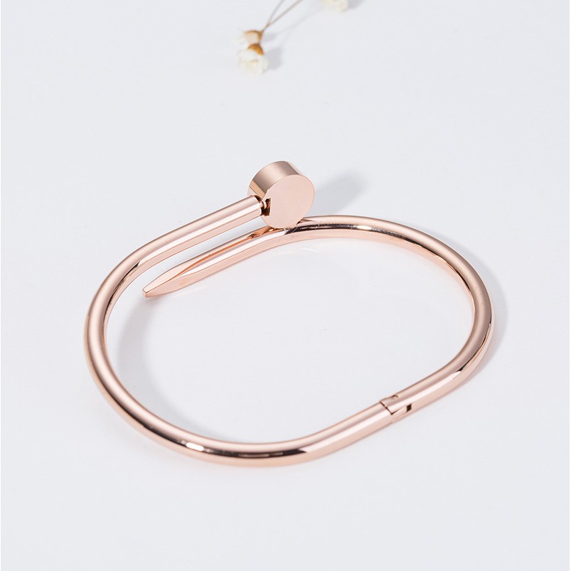 [NEW] Gelang Bangle Titanium Korea Trend Masa Kini Cocok Hadiah Elegant GK090