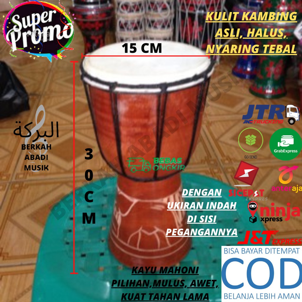 JIMBE 30CM JIMBE SEDANG JIMBE ALAT MUSIK 30 CM JIMBE 30 CM Jimbe ukuran 30CM Jimbe ukuran 30 CM gend