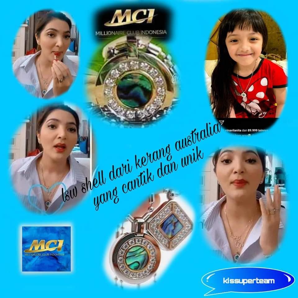 Kalung Pendant LSW 2 Shell MCI Asli Bergaransi