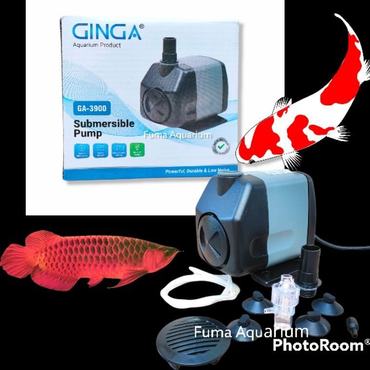 PROMO GINGA 3900 GA-3900 POMPA CELUP FILTER KOLAM AQUARIUM HIDROPONIK LOW WATT POWER HEAD SUBMERSIBLE PUMP