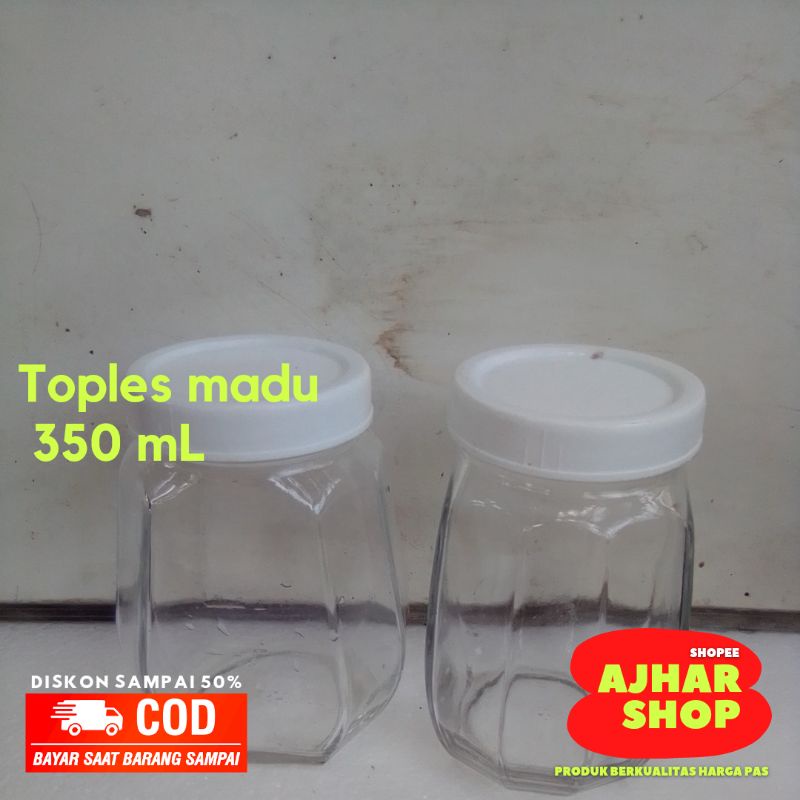 BOTOL KACA TOPLES MADU 350 ML