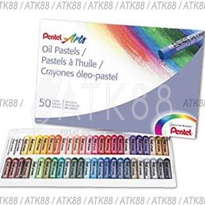 

[(BAYAR DITEMPAT) Crayon/ Oil Pastel Pentel 50 Warna
