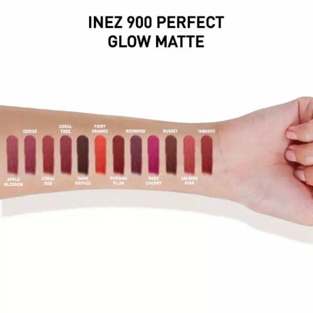 ❤️GROSIR❤️ INEZ 900 Perfect Glow Matte Lipstick