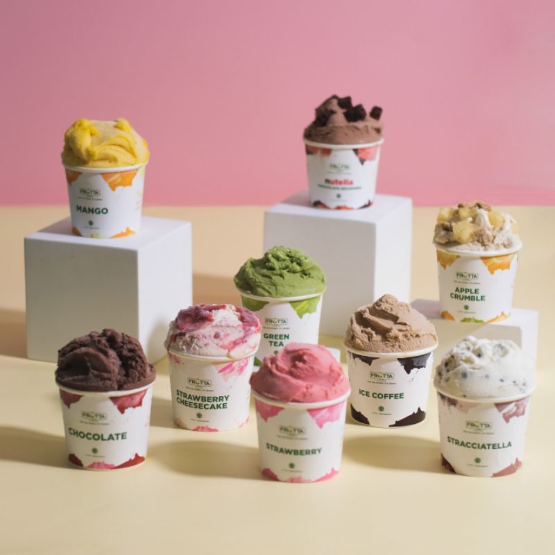 Jual Frutta Gelato Halal All Varian 75 gr Shopee Indonesia