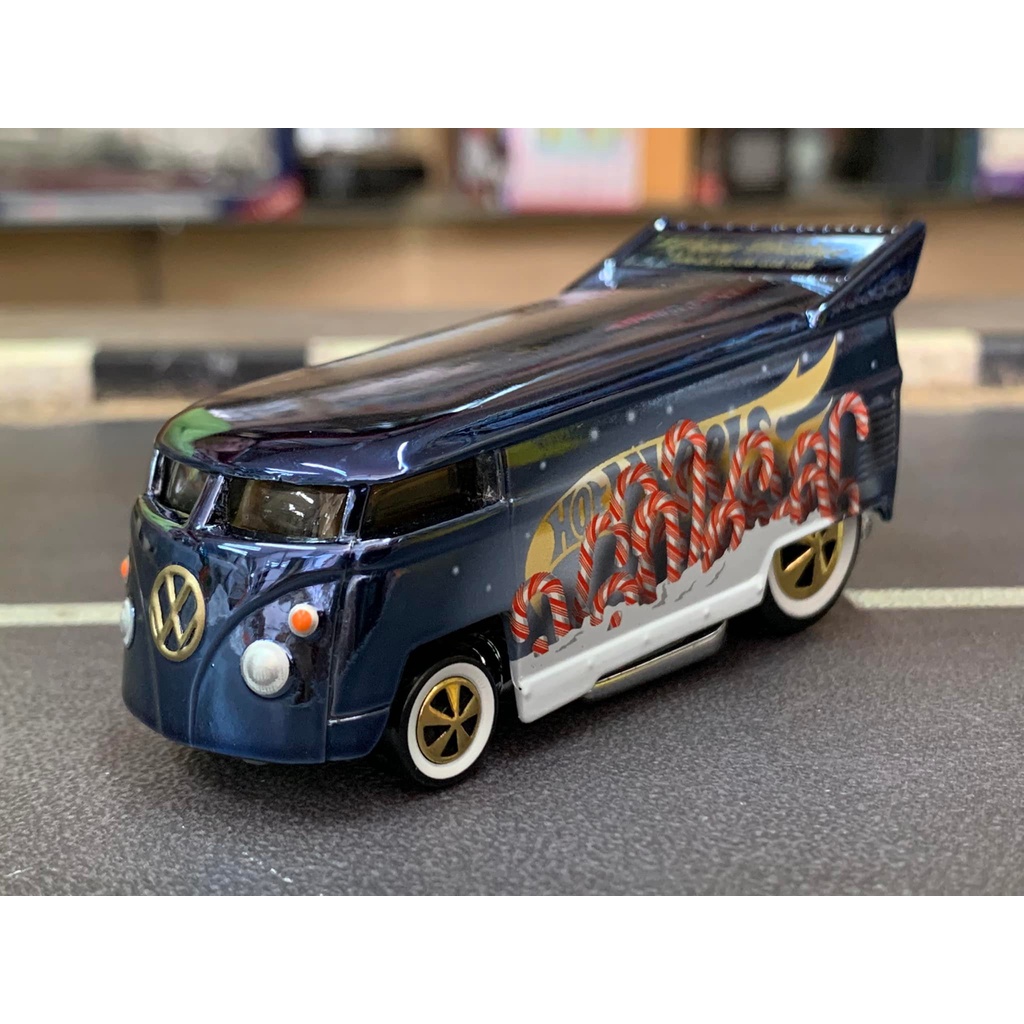 Hotwheels RLC Volkswagen Drag Bus Happy Holidays Loose Pack